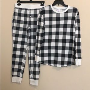 Buffalo check pajama set